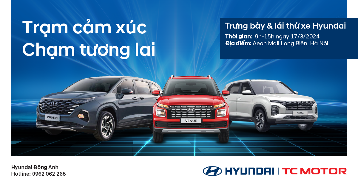 SỰ KIỆN TRƯNG BÀY ĐẶC BIỆT XE HYUNDAI